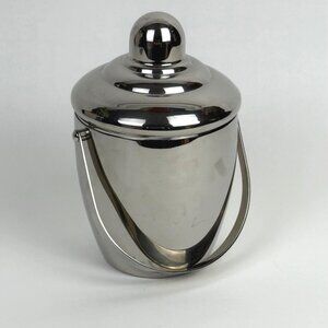 Oneida 18/8 Stainless Steel Ice Bucket with Handle 9"